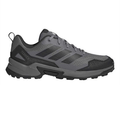 Grey-Carbon - Front - Adidas Mens Eastrail3 Hiking Shoes