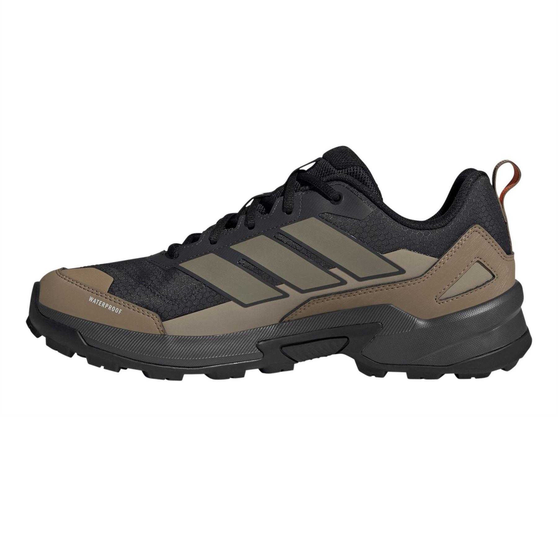 Carbon-Clay - Side - Adidas Mens Eastrail3 Hiking Shoes