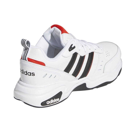 White-Black-Red - Back - Adidas Mens Strutter Coated Leather Shoes