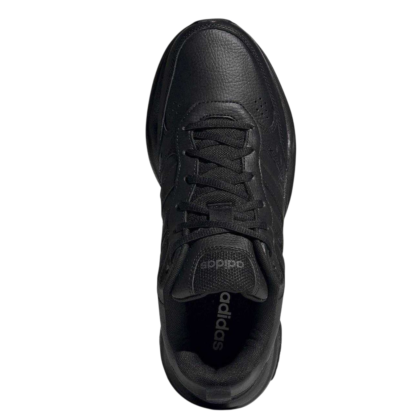 Core Black-Grey - Lifestyle - Adidas Mens Strutter Coated Leather Shoes