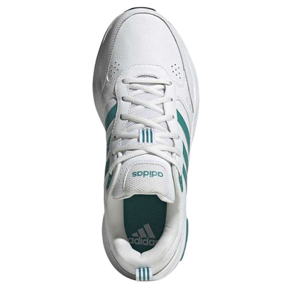 White-Teal - Lifestyle - Adidas Mens Strutter Coated Leather Shoes