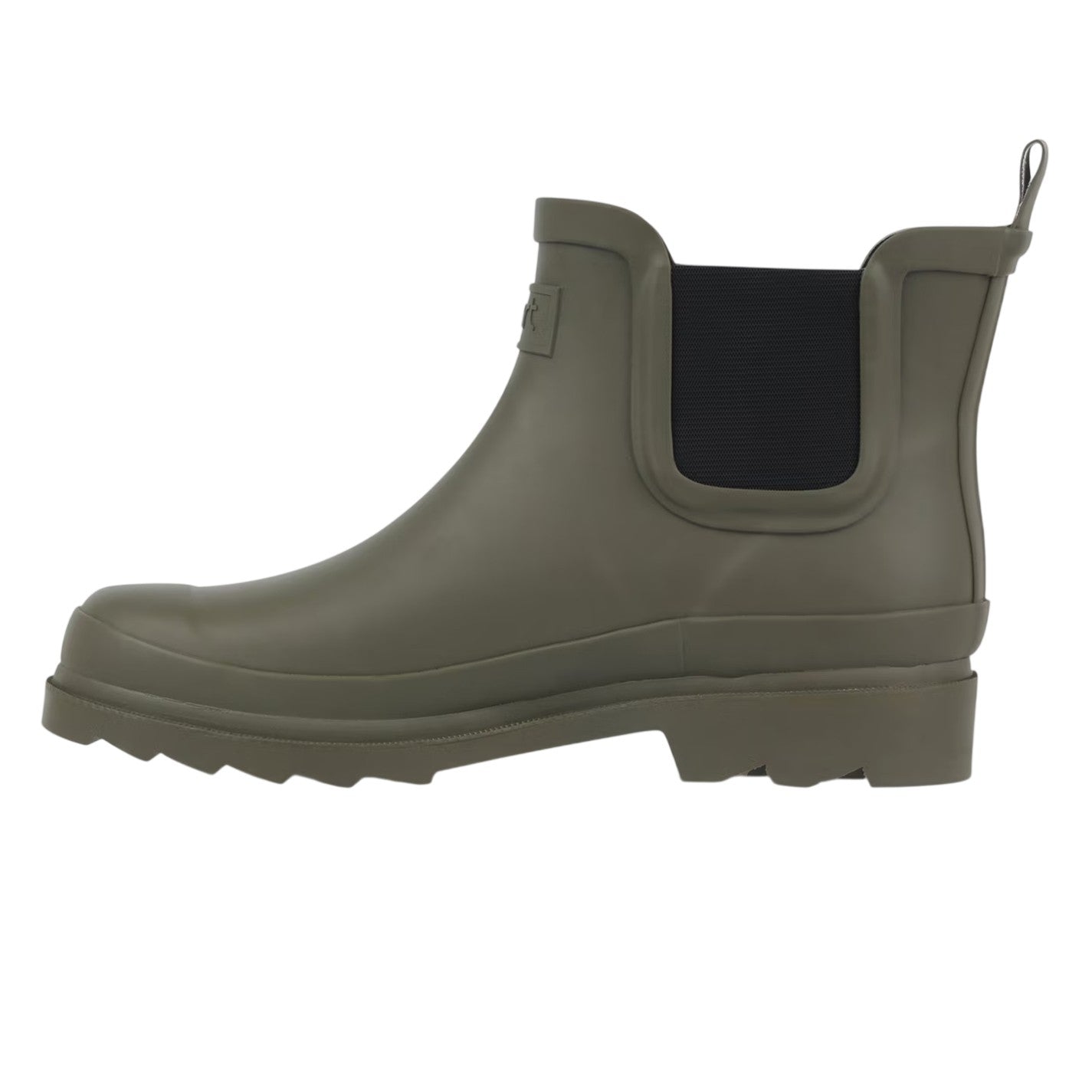 Olive - Side - Gelert Womens-Ladies Low Heel Wellington Boots