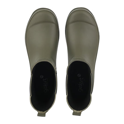 Olive - Lifestyle - Gelert Womens-Ladies Low Heel Wellington Boots