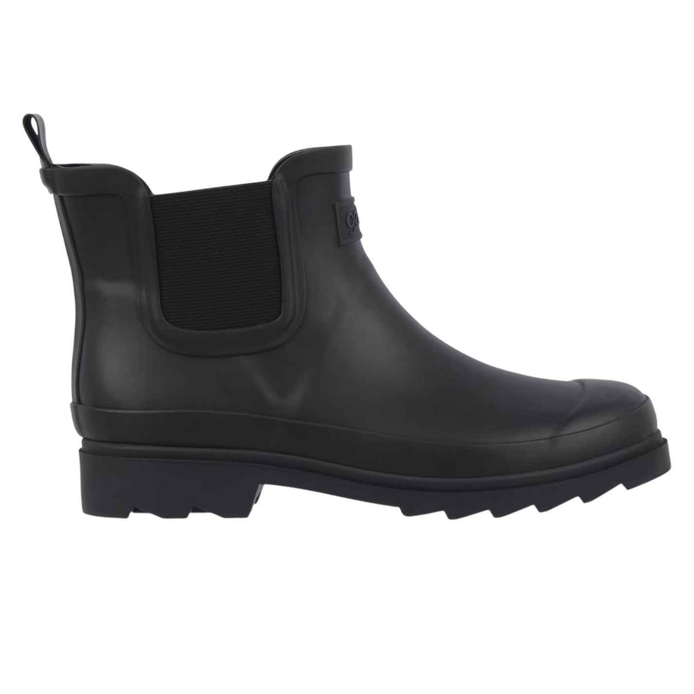 Black - Front - Gelert Womens-Ladies Low Heel Wellington Boots