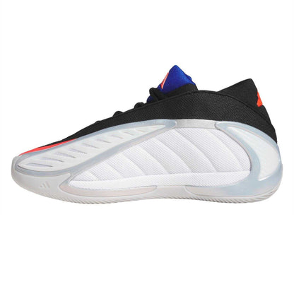 White-Red-Metallic - Side - Adidas Mens Anthony Edwards Knitted Basketball Shoes