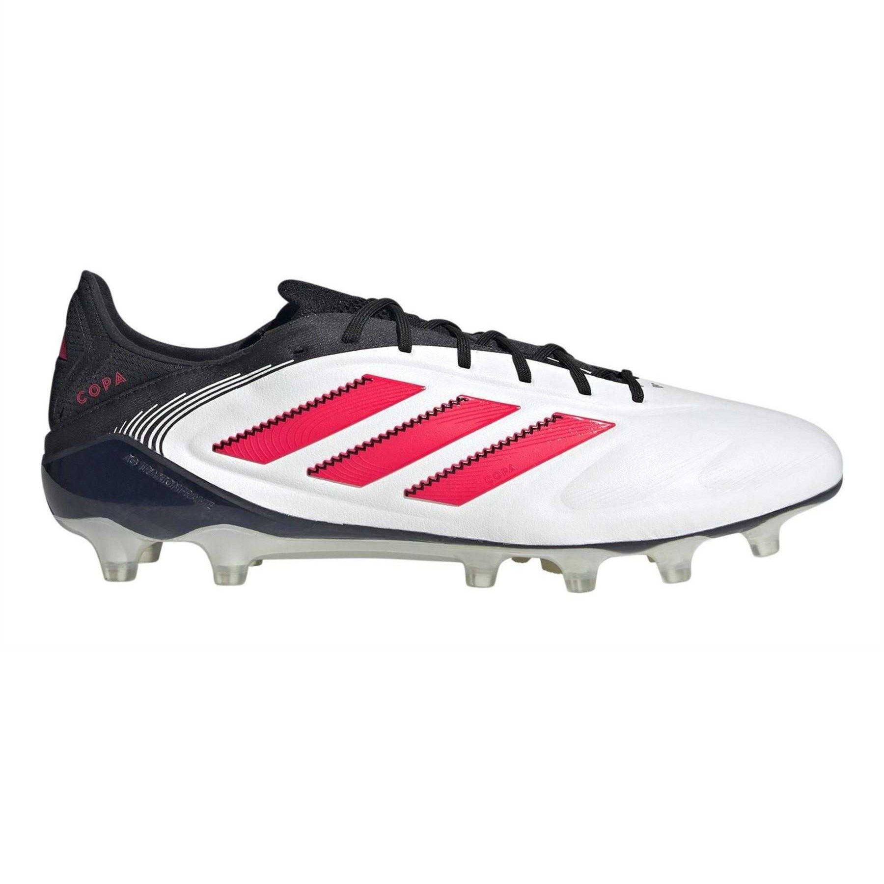 White-Red-Black - Front - Adidas Mens Copa Pure.3 Trainers