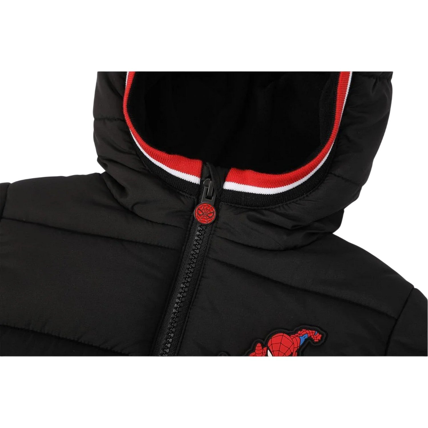 Red-Black - Lifestyle - Spider-Man Childrens-Kids Puffer Jacket