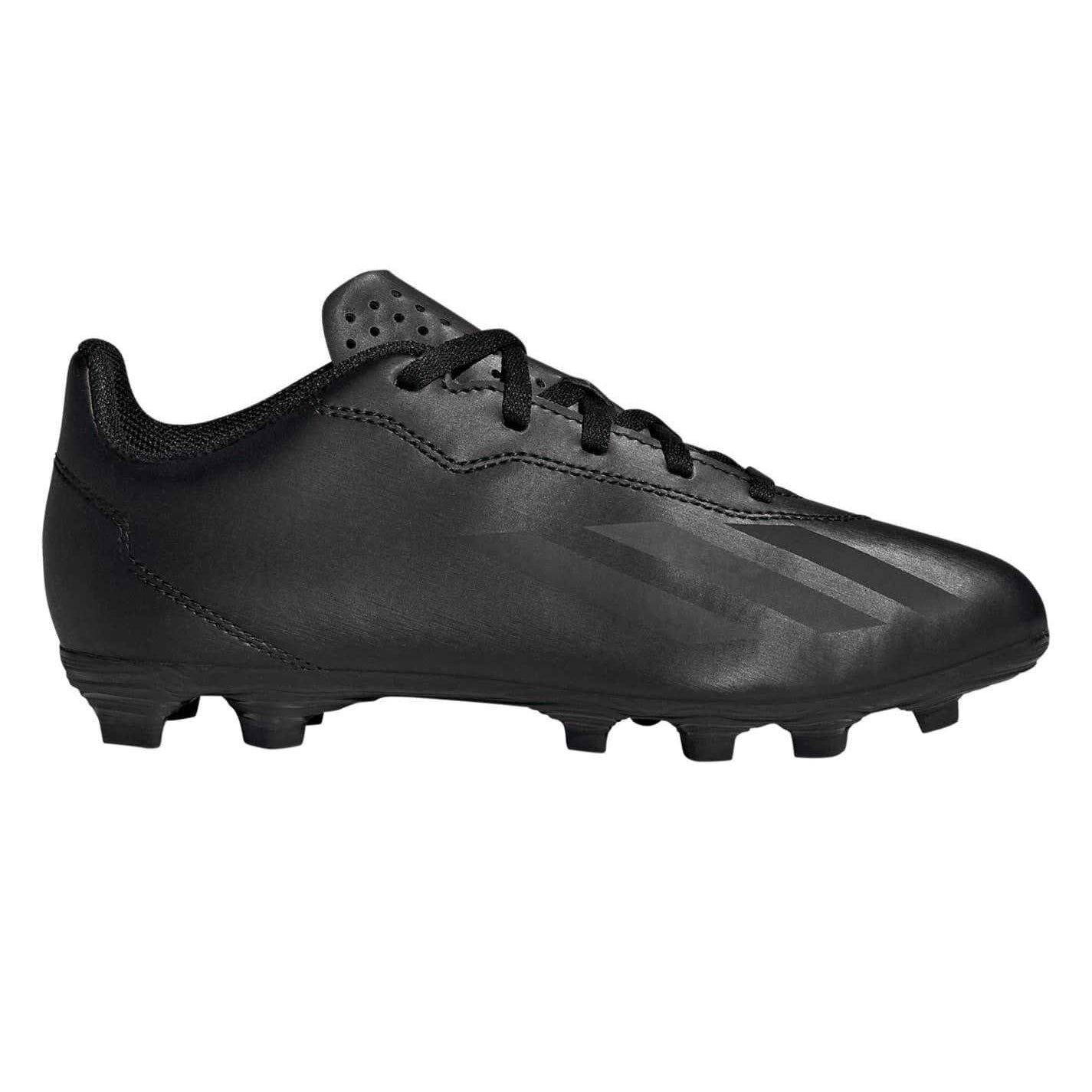 Black - Front - Adidas Childrens-Kids X Crazyfast Club Flexible Ground Football Boots