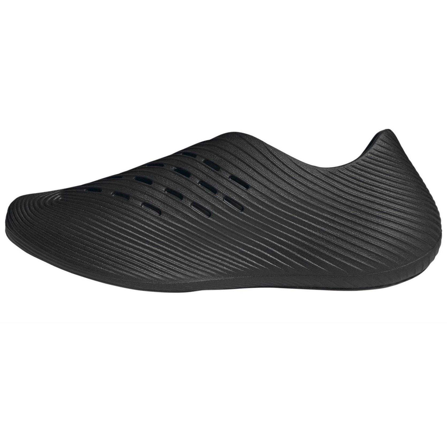 Black - Side - Adidas Mens Adilette Slip-on Pool Flat Sliders