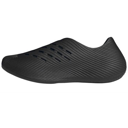 Black - Side - Adidas Mens Adilette Slip-on Pool Flat Sliders
