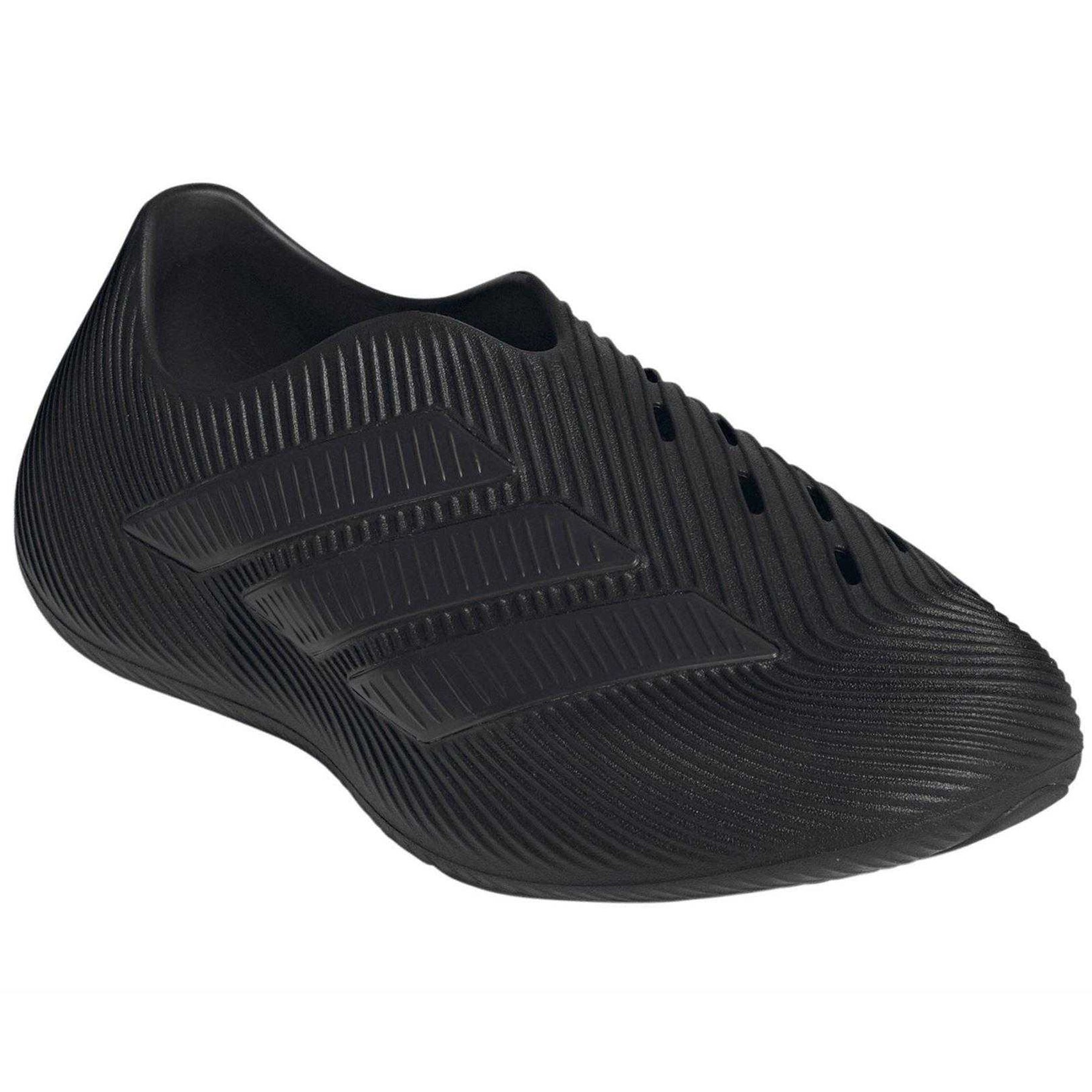 Black - Pack Shot - Adidas Mens Adilette Slip-on Pool Flat Sliders