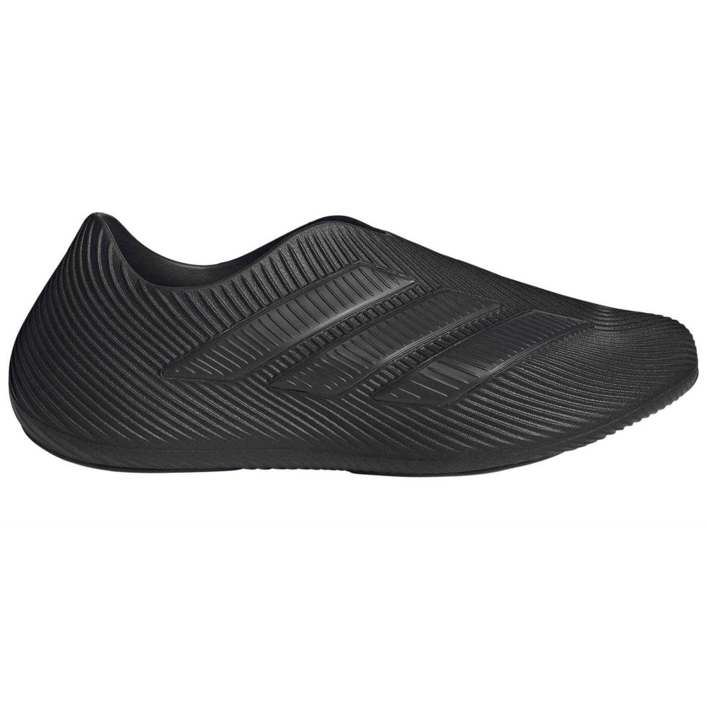 Black - Front - Adidas Mens Adilette Slip-on Pool Flat Sliders