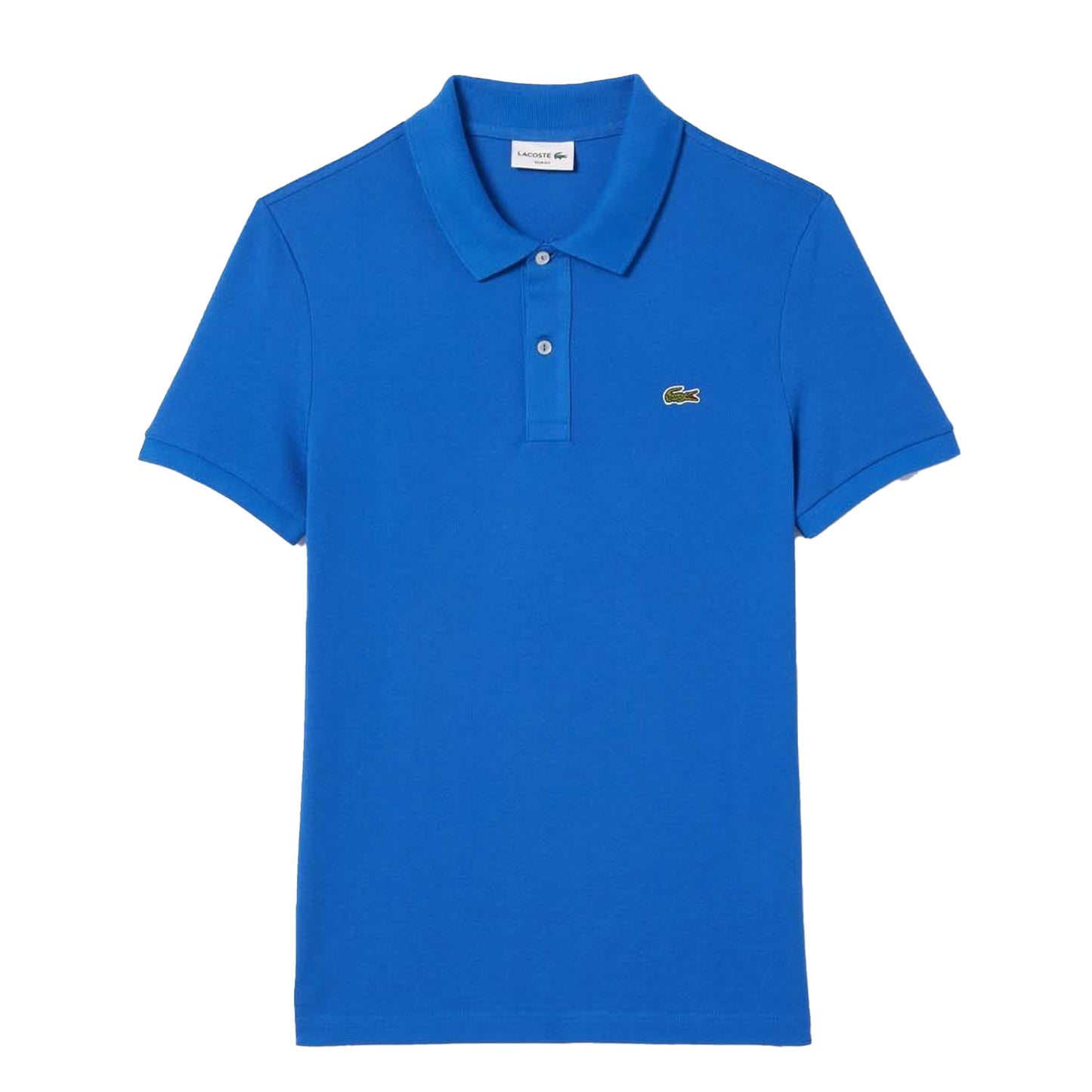 Blue - Front - Lacoste Mens Pique Slim Polo Shirt