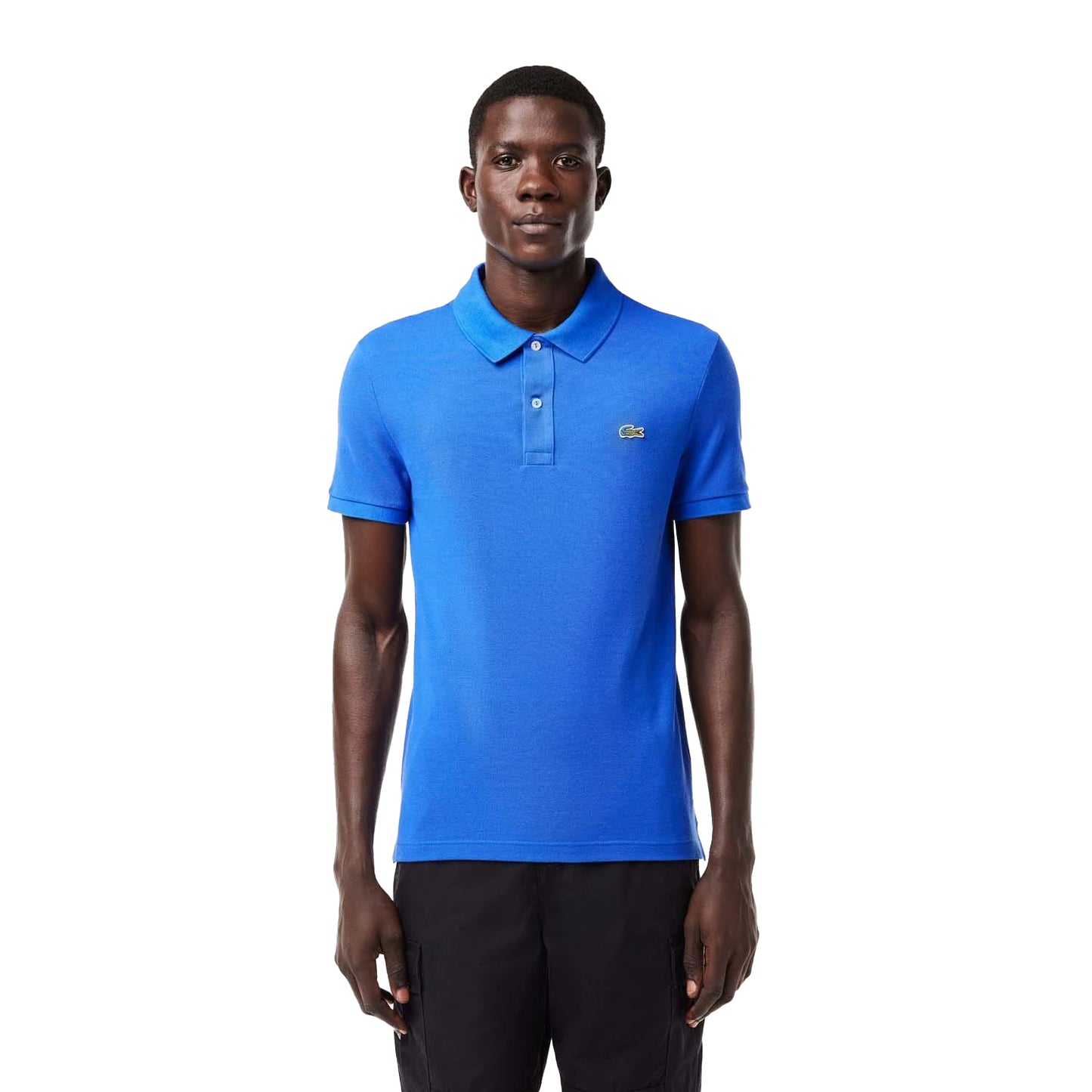 Blue - Lifestyle - Lacoste Mens Pique Slim Polo Shirt