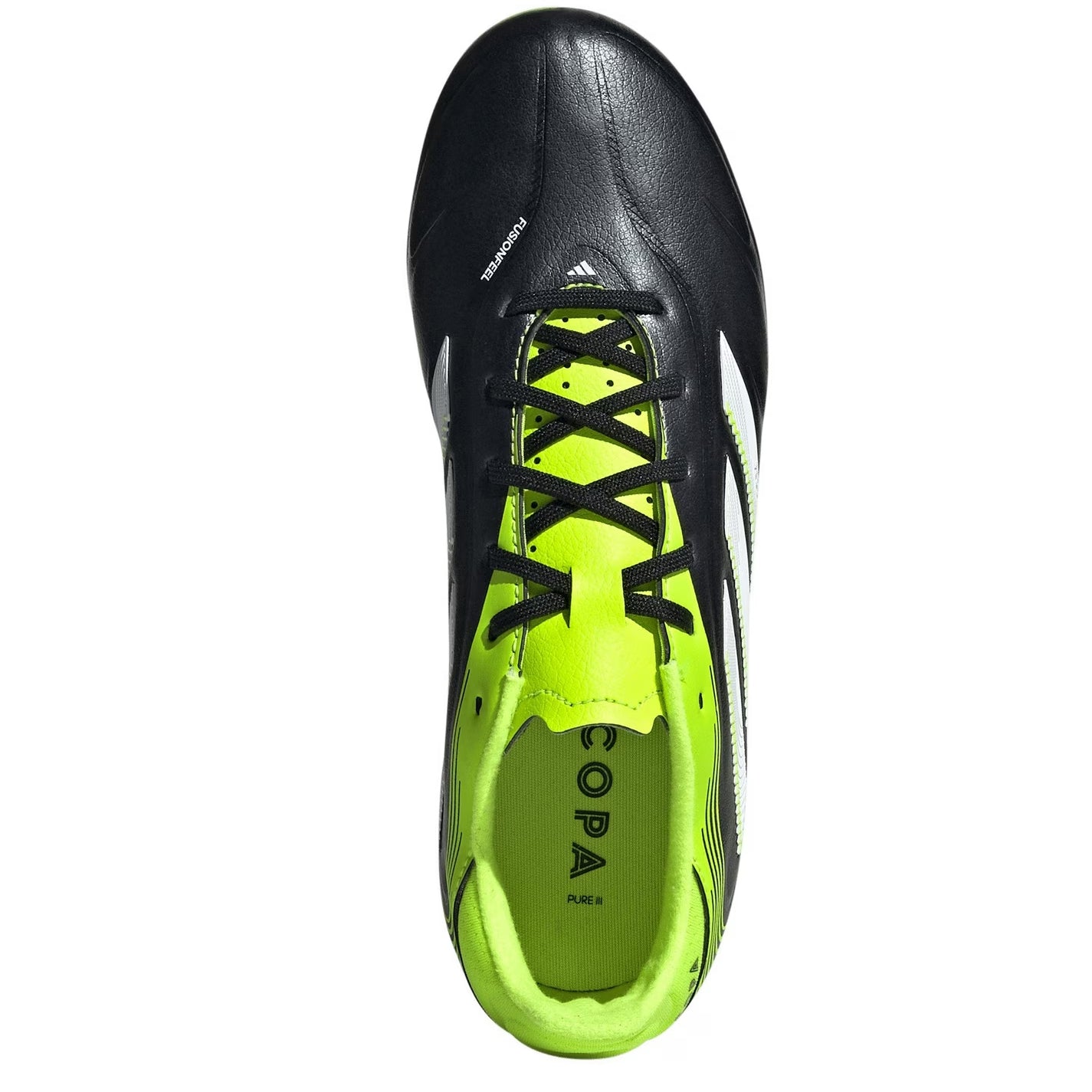 Black-Lemon - Lifestyle - Adidas Childrens-Kids Copa Pure 3 League Firm Ground Football Boots