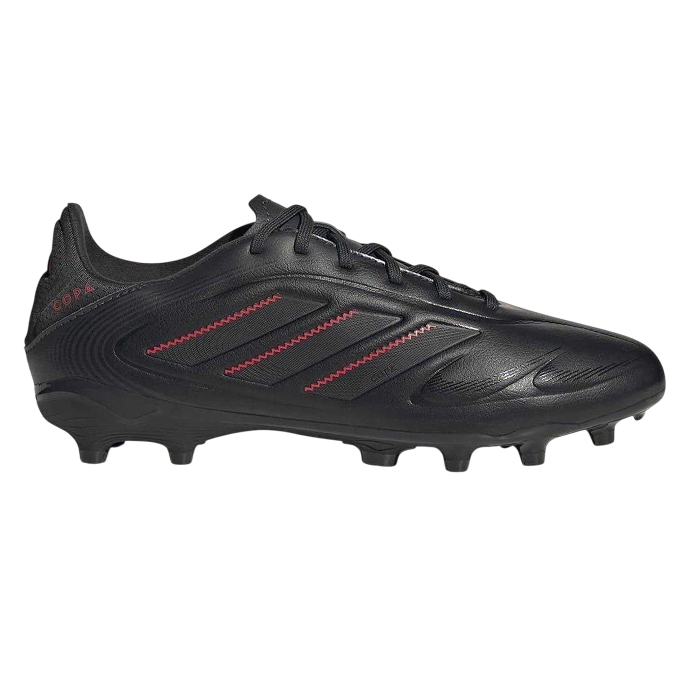 Black-Grey - Front - Adidas Childrens-Kids Copa Pure 3 League Firm Ground Football Boots