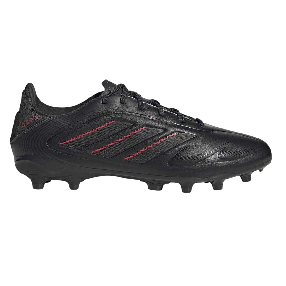 Black-Grey - Front - Adidas Childrens-Kids Copa Pure 3 League Firm Ground Football Boots