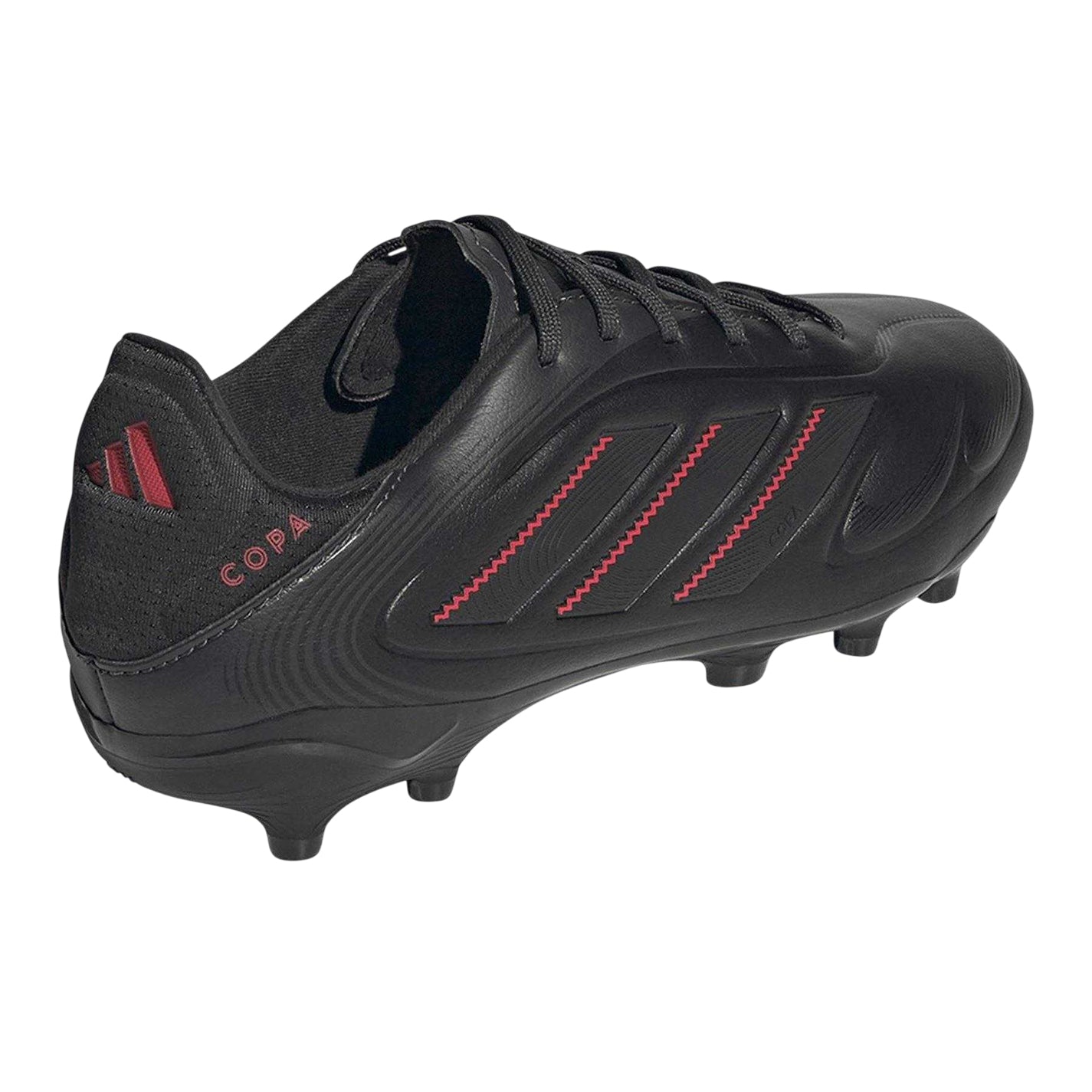 Black-Grey - Back - Adidas Childrens-Kids Copa Pure 3 League Firm Ground Football Boots