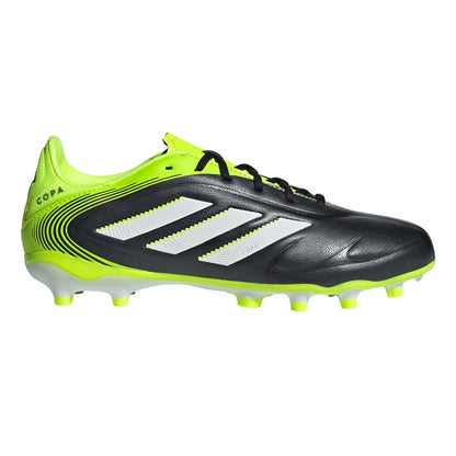 Black-Lemon - Front - Adidas Childrens-Kids Copa Pure 3 League Firm Ground Football Boots