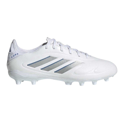 White - Front - Adidas Childrens-Kids Copa Pure 3 League Firm Ground Football Boots