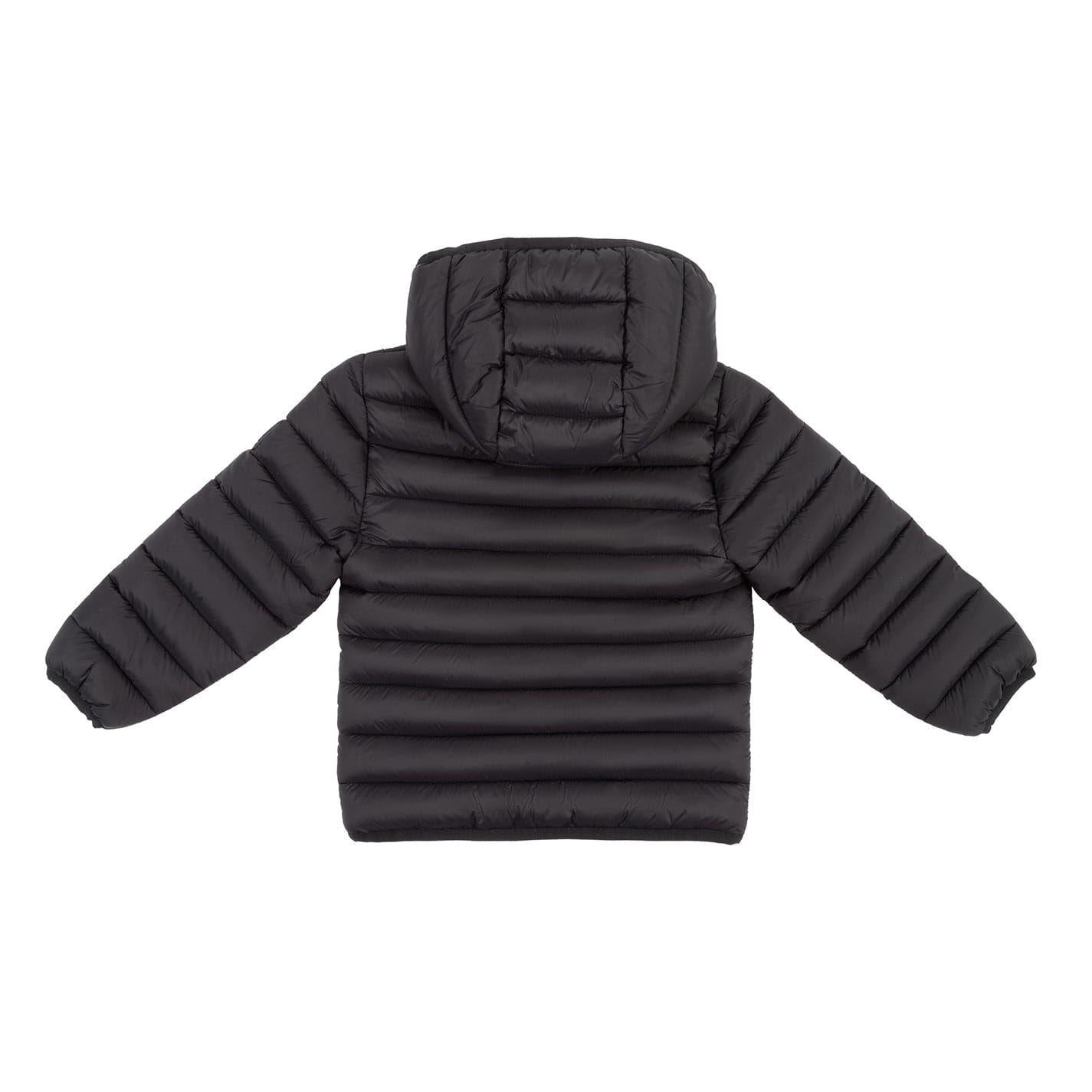 Black - Back - SoulCal Girls Bubble Hooded Puffer Jacket