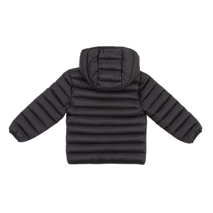 Black - Back - SoulCal Girls Bubble Hooded Puffer Jacket