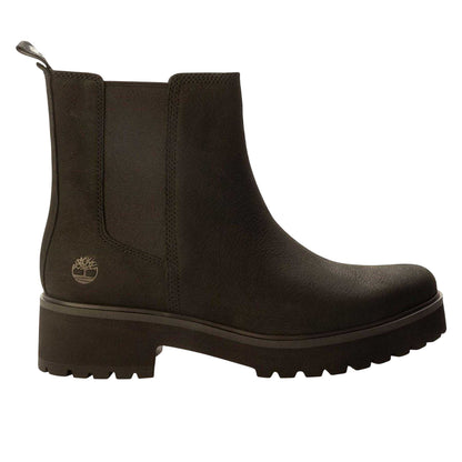 Black - Front - Timberland Womens-Ladies Cool Leather Block Heel Chelsea Boots