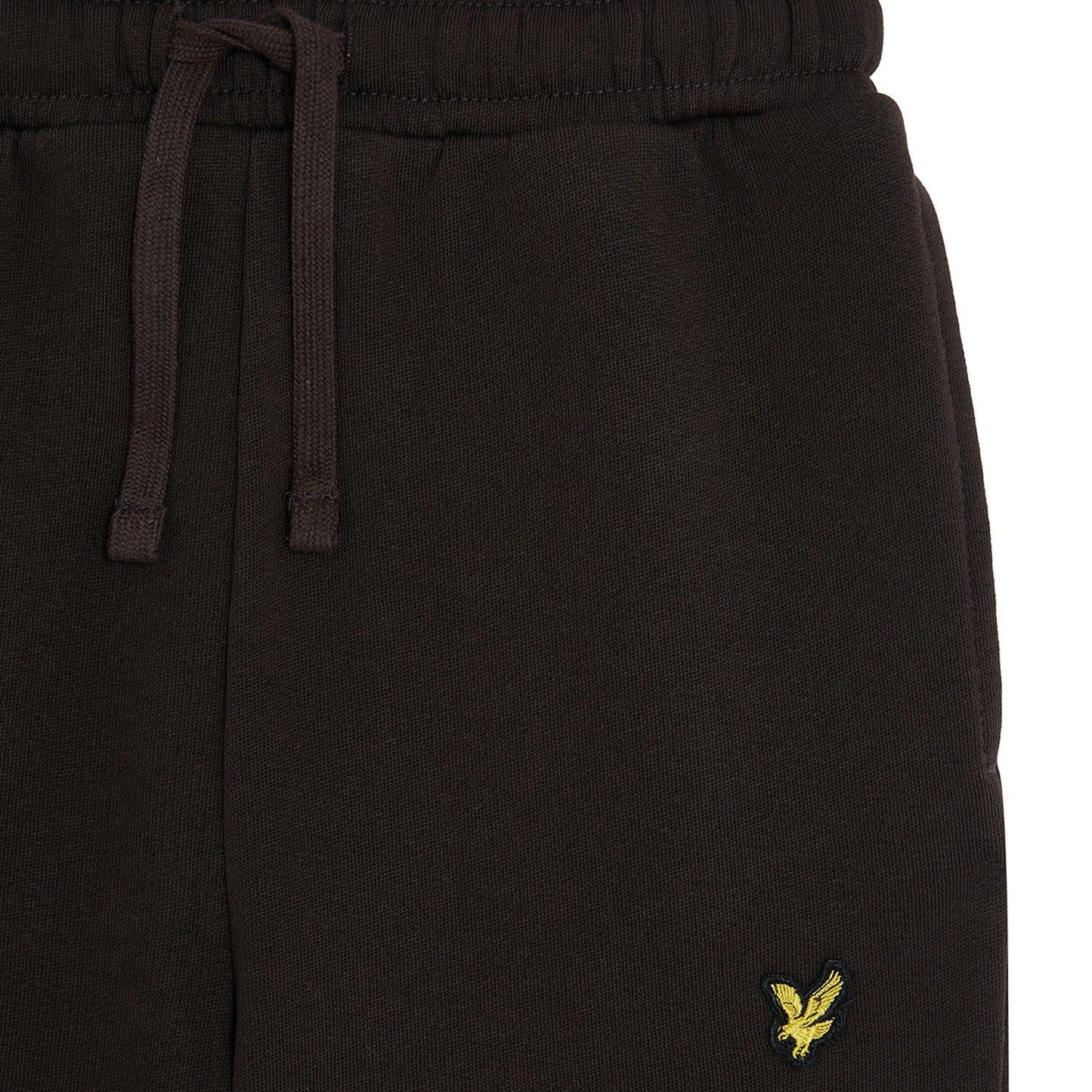 Brown - Side - Lyle & Scott Childrens-Kids Skinny Jogging Bottoms