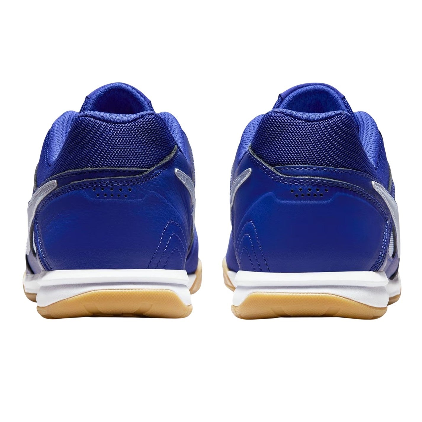 Blue - Back - Nike Mens Gato Classic Leather Indoor Football Shoes