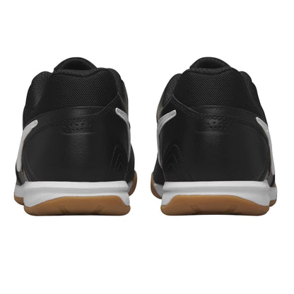 Black-White - Back - Nike Mens Gato Classic Leather Indoor Football Shoes