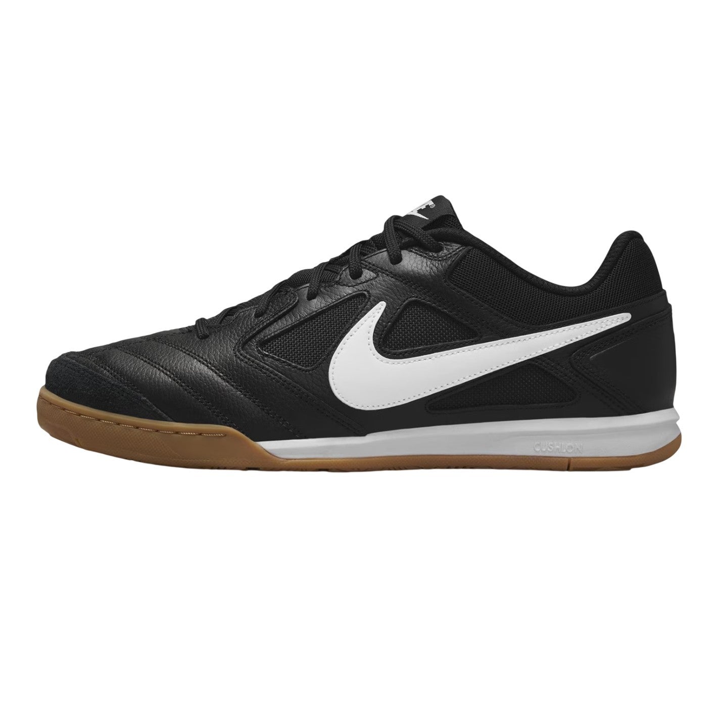 Black-White - Lifestyle - Nike Mens Gato Classic Leather Indoor Football Shoes