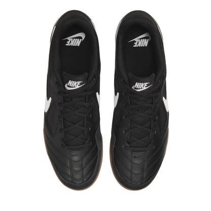 Black-White - Pack Shot - Nike Mens Gato Classic Leather Indoor Football Shoes