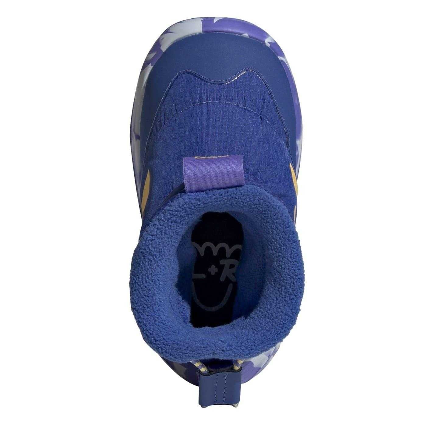 Blue-Spark - Lifestyle - Adidas Childrens-Kids Monofit Marble Snow Boots
