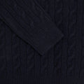 Navy - Lifestyle - Lyle & Scott Childrens-Kids Cable Knit Crew Neck Sweatshirt