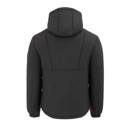 Black - Back - Loyalti Mens Vision Half Zip Bomber Jacket