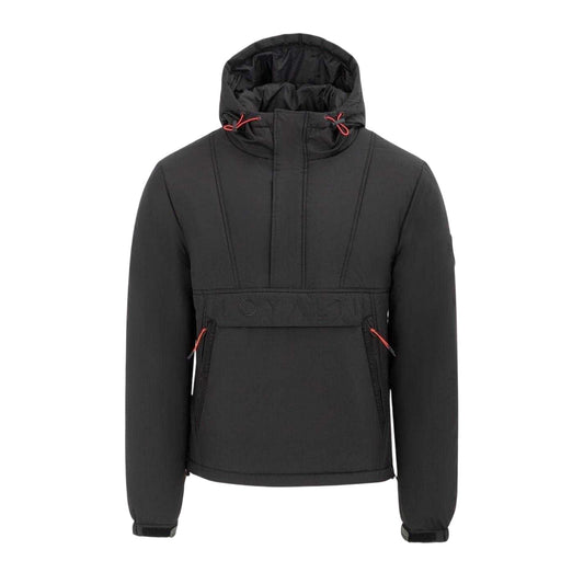 Black - Front - Loyalti Mens Vision Half Zip Bomber Jacket