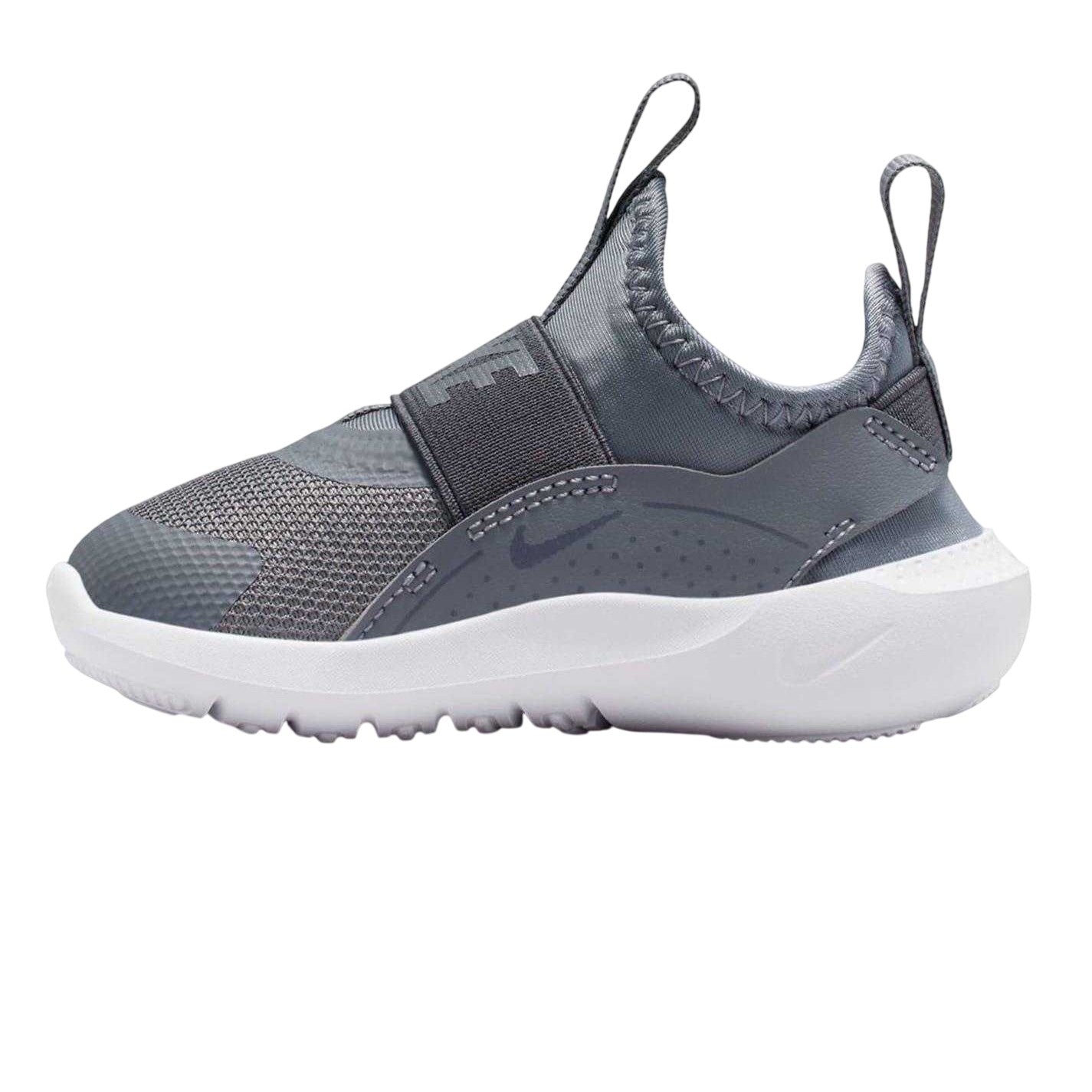 Grey-White - Side - Nike Childrens-Kids Runner 4 Trainers