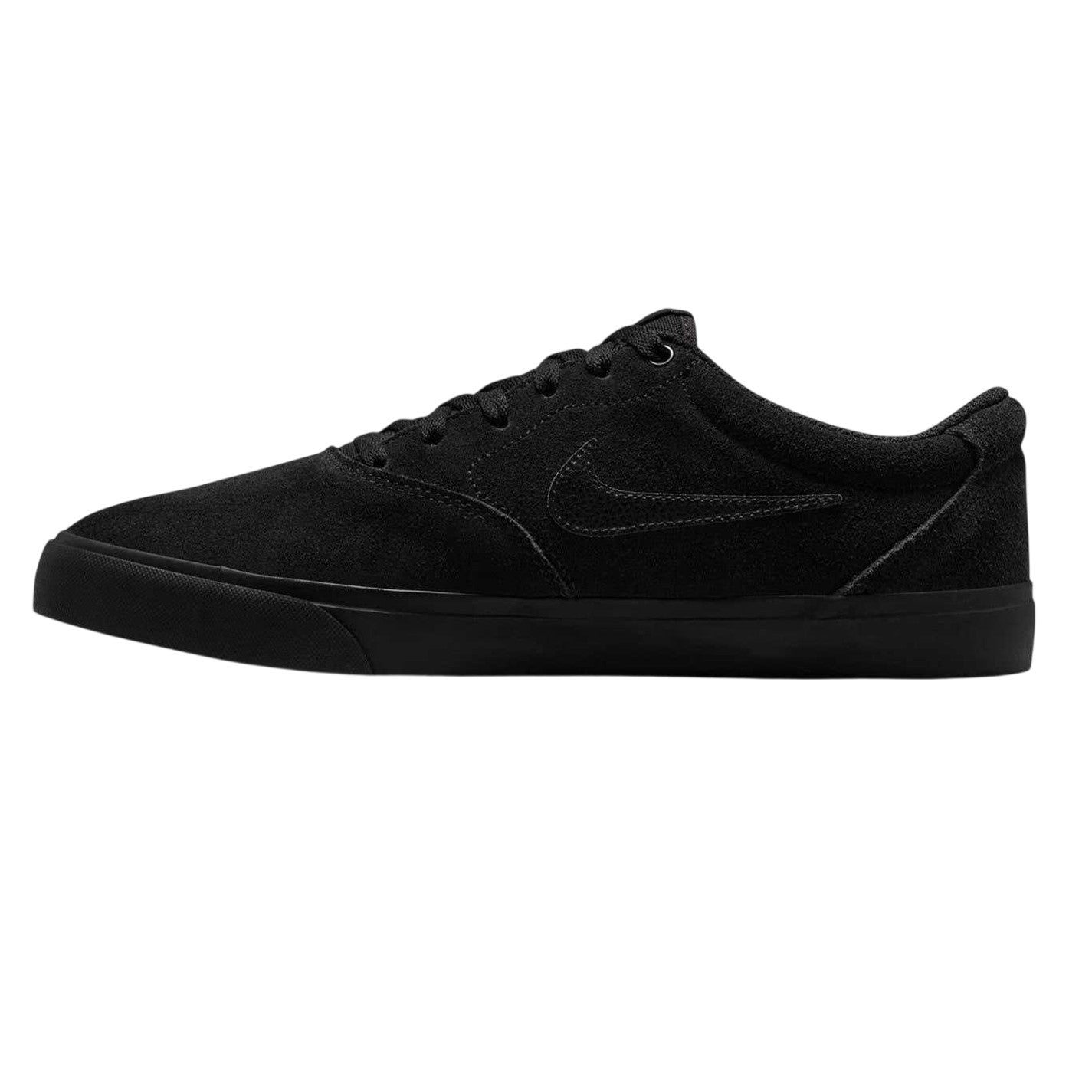 Black - Side - Nike Mens Charge Suede Low Cut Shoes