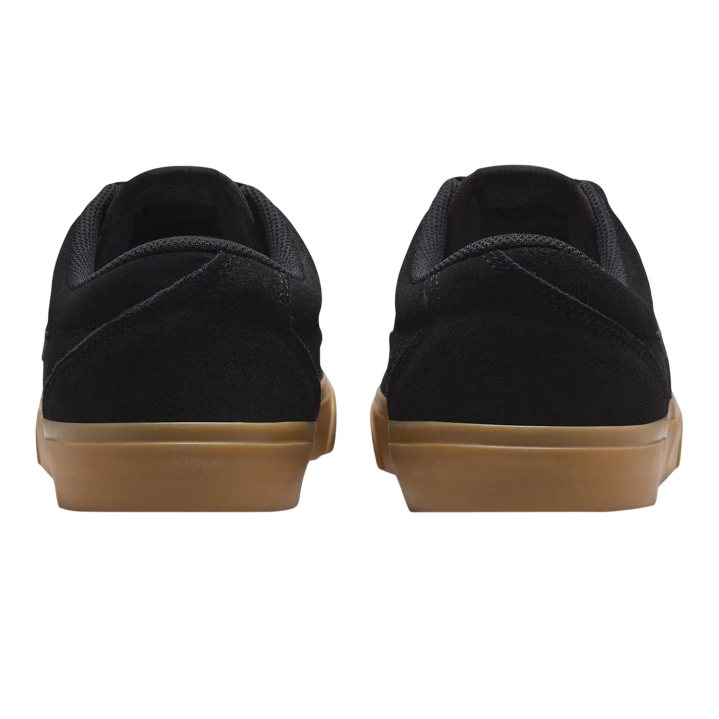 Black-Tan - Back - Nike Mens Charge Suede Low Cut Shoes