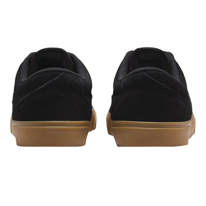 Black-Tan - Back - Nike Mens Charge Suede Low Cut Shoes