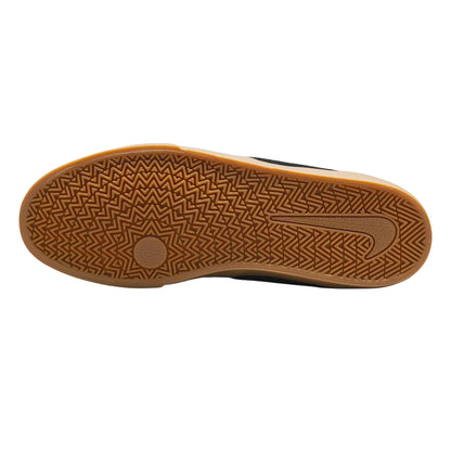 Black-Tan - Side - Nike Mens Charge Suede Low Cut Shoes