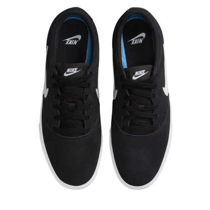 Black-White - Lifestyle - Nike Mens Charge Suede Low Cut Shoes