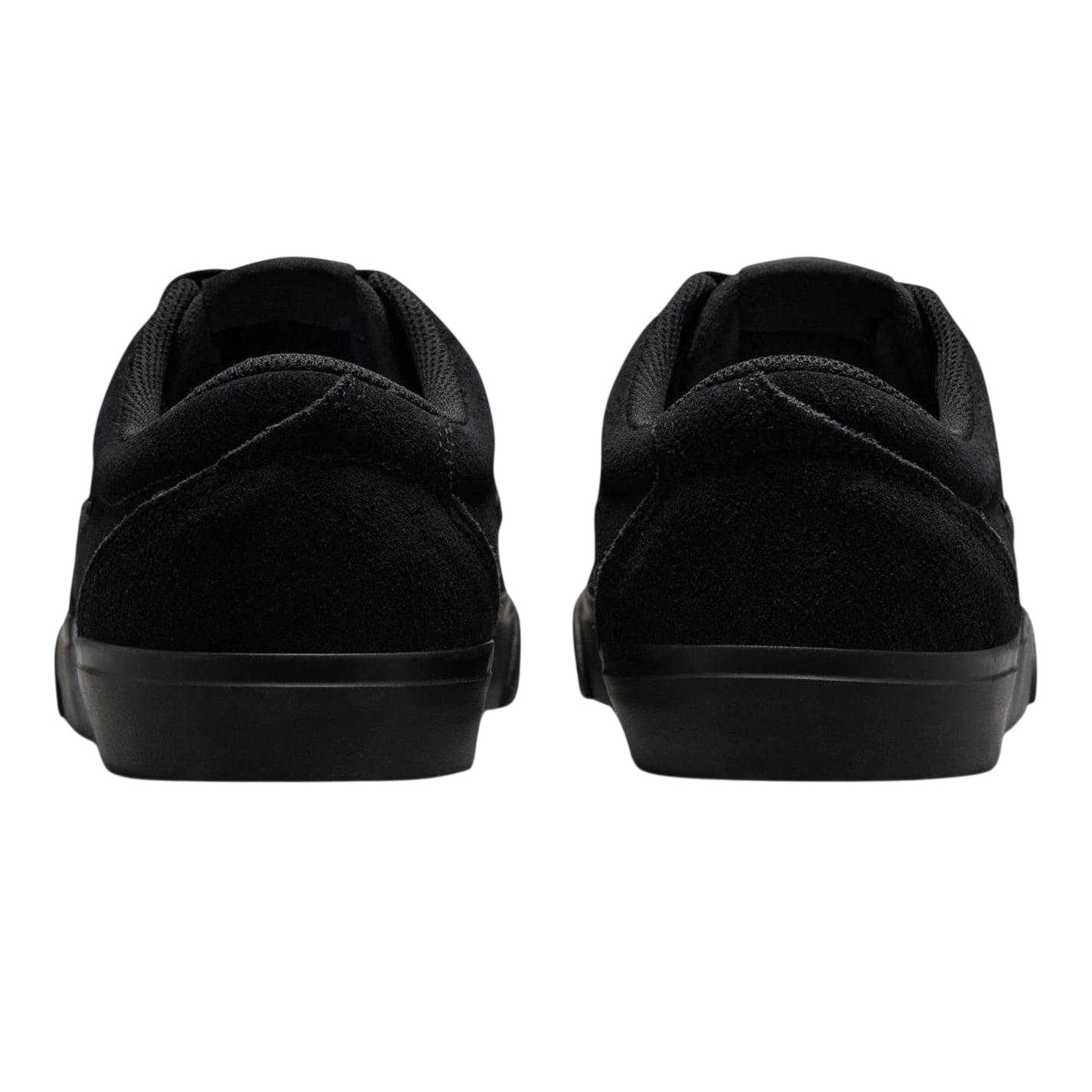 Black - Back - Nike Mens Charge Suede Low Cut Shoes