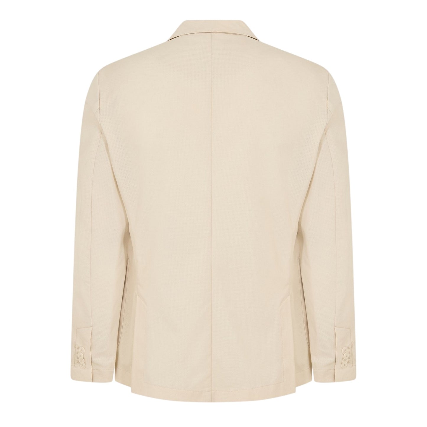 White - Back - Boss Mens Hanry Notch Neck Blazer