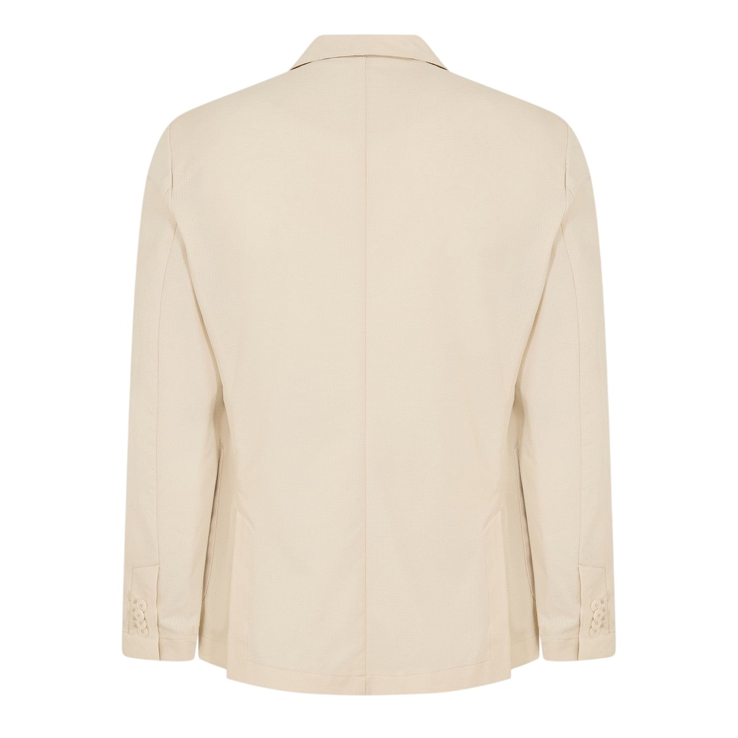 White - Back - Boss Mens Hanry Notch Neck Blazer