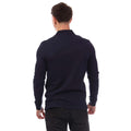 Navy - Back - Lyle & Scott Mens Co-Ordinate Print Long-Sleeved Polo Shirt
