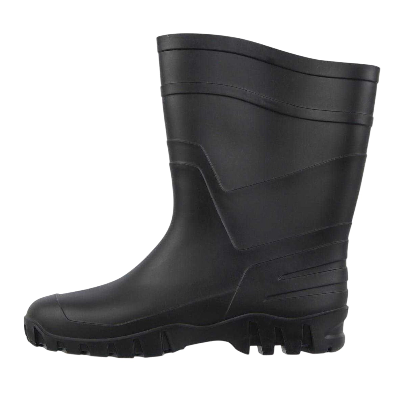 Black - Back - Slazenger Unisex Adult Toe Cap Wellington Boots