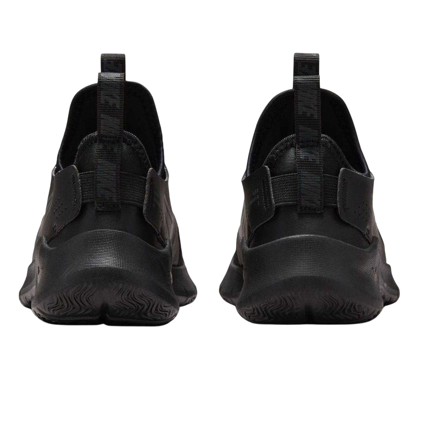 Triple Black - Back - Nike Childrens-Kids Flex Running Trainers
