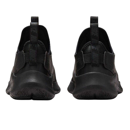 Triple Black - Back - Nike Childrens-Kids Flex Running Trainers