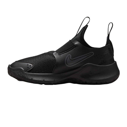 Triple Black - Side - Nike Childrens-Kids Flex Running Trainers
